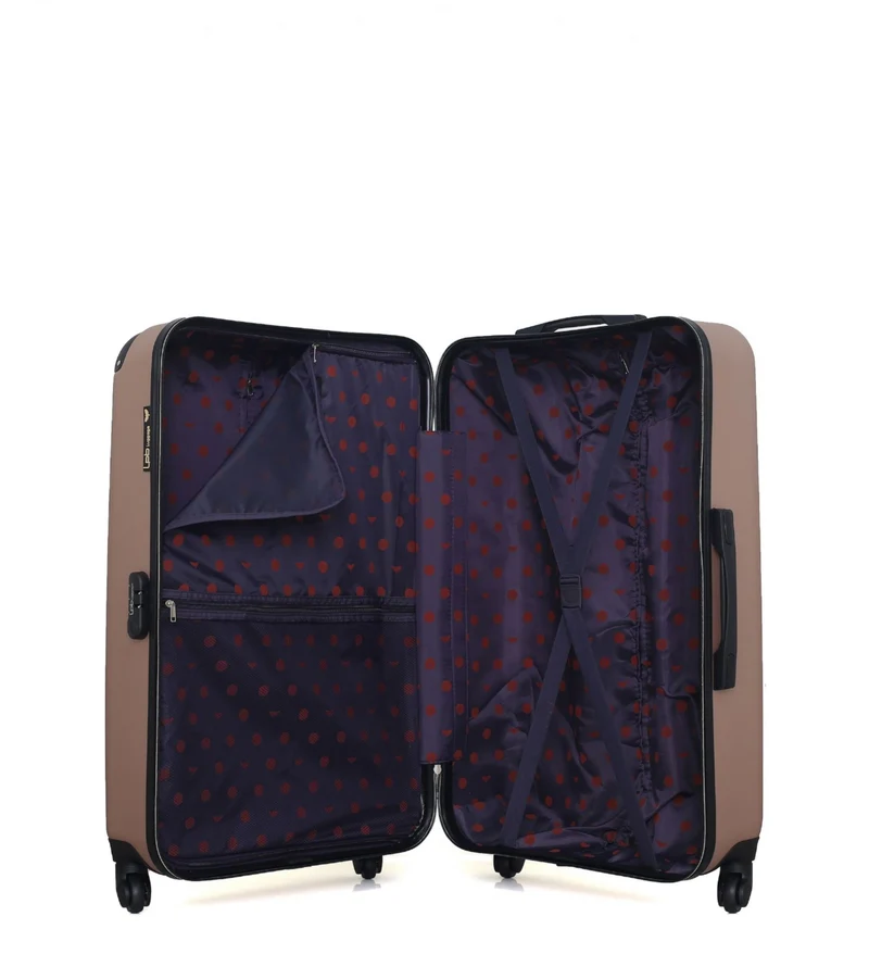 Lot de 4 Valises Rigides L, M, S et Vanity HAMBOURG