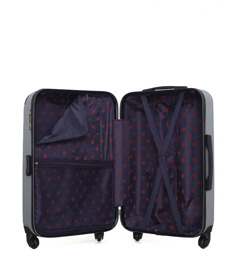 Lot de 3 Valises Rigides Moyenne, Cabine et Vanity HAMBOURG