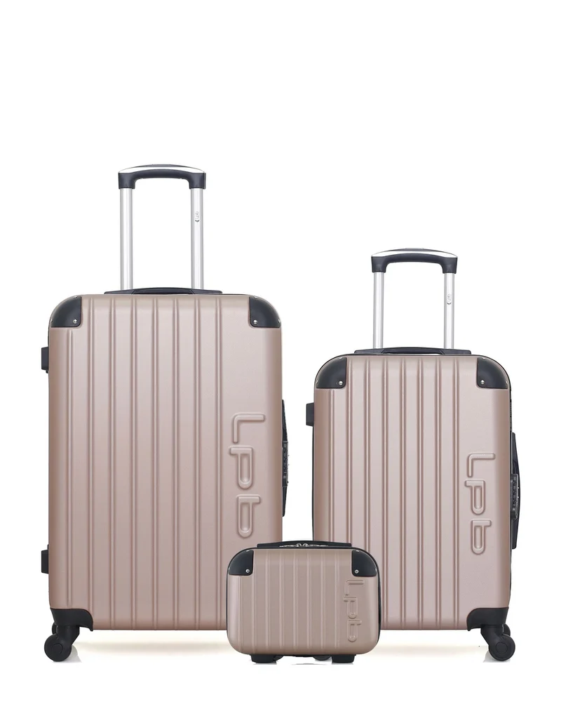 Lot de 3 Valises Rigides Moyenne, Cabine et Vanity HAMBOURG