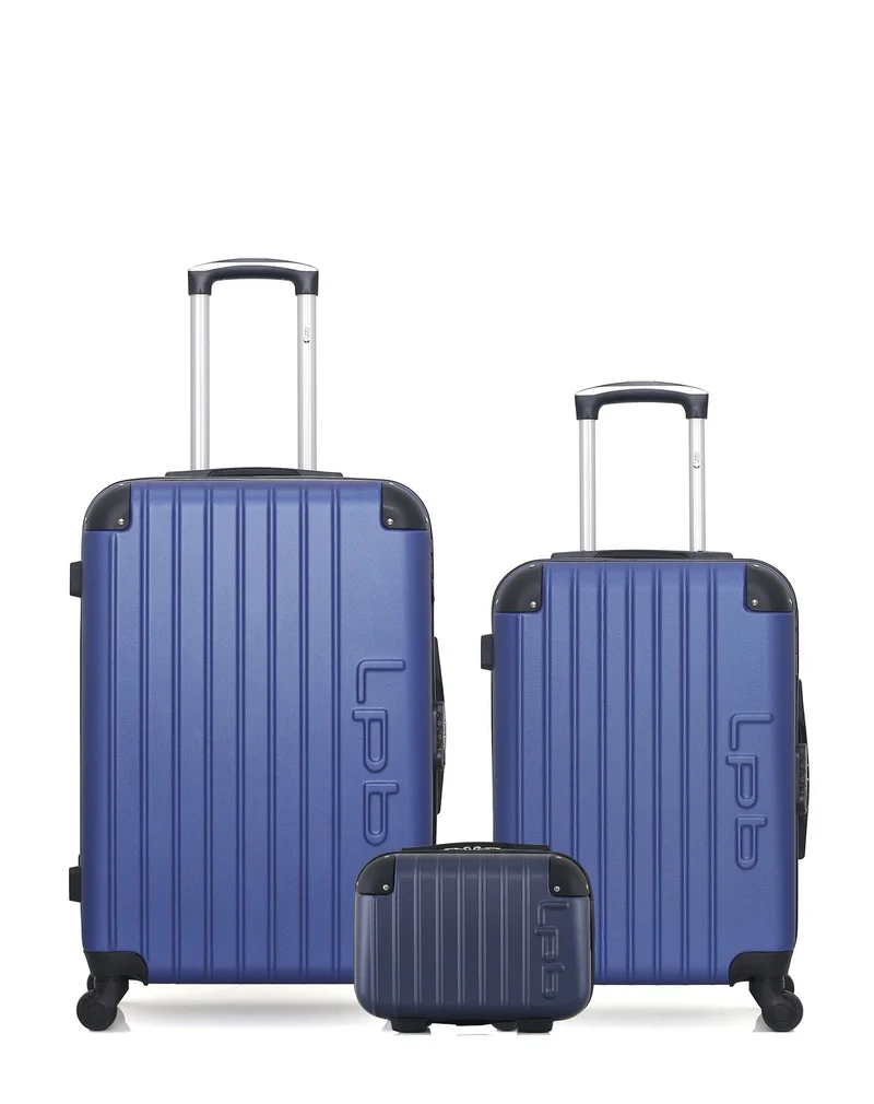 Lot de 3 Valises Rigides Moyenne, Cabine et Vanity HAMBOURG