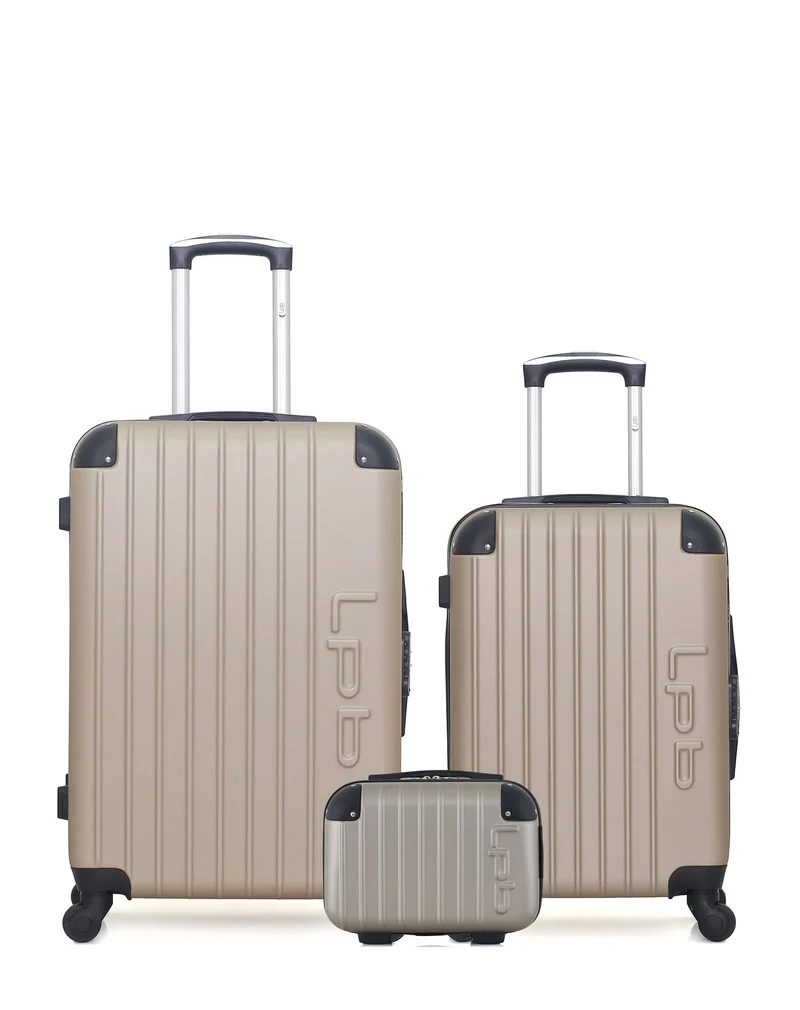 Lot de 3 Valises Rigides Moyenne, Cabine et Vanity HAMBOURG