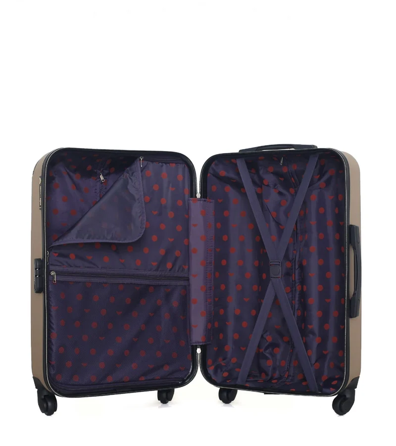 Lot de 3 Valises Rigides Moyenne, Cabine et Vanity HAMBOURG