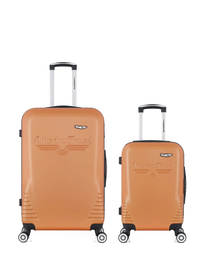 Lot de 2 Valises Rigides Grand Format et Cabine DC