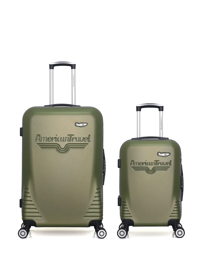 Lot de 2 Valises Rigides Grand Format et Cabine DC