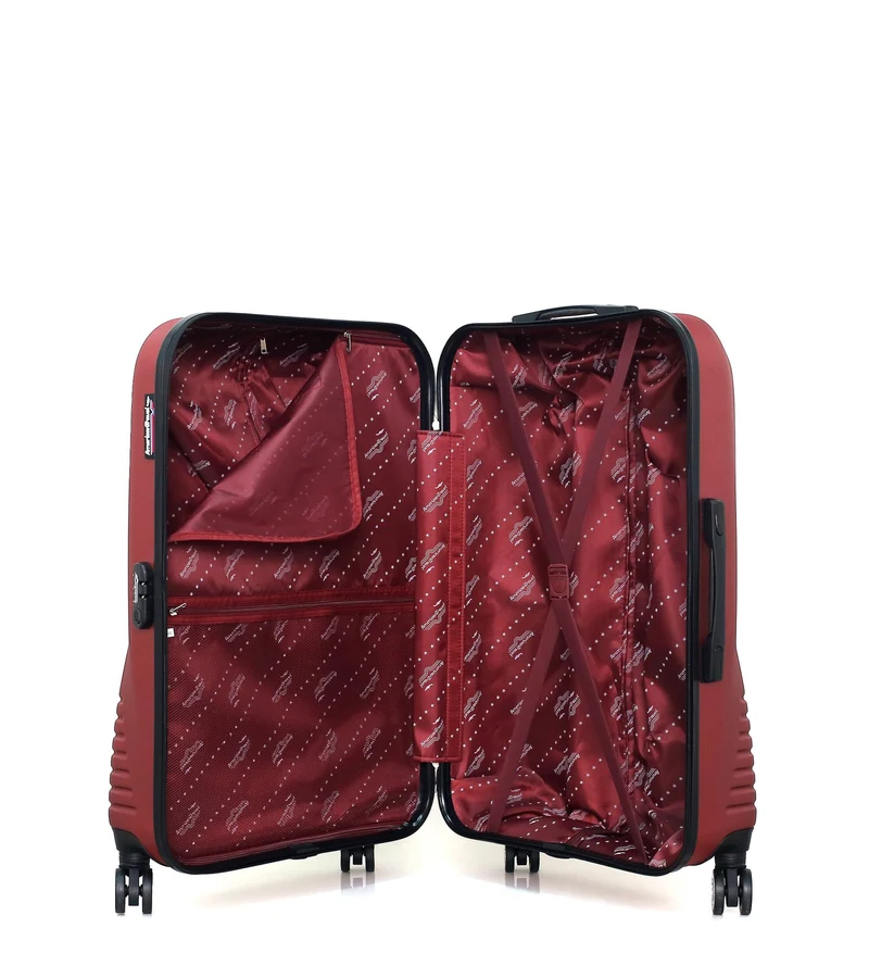 Lot de 2 Valises Rigides Grand Format et Cabine DC