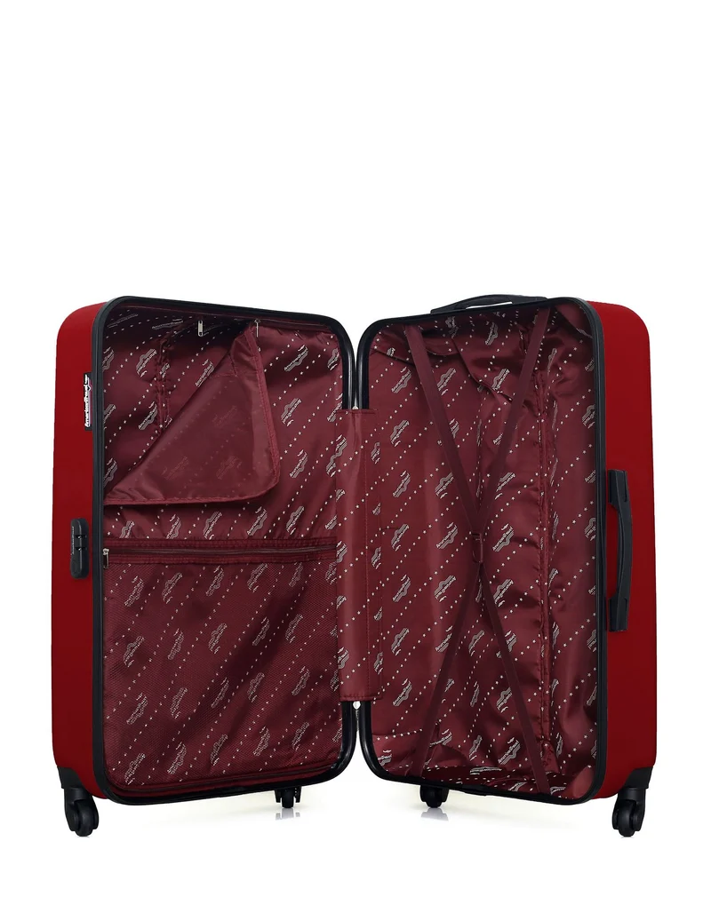Lot de 3 Valises Rigides Grand Format, Moyenne et Cabine CHELSEA