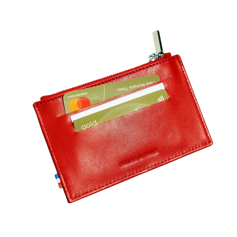 Porte Carte Rouen - Rouge