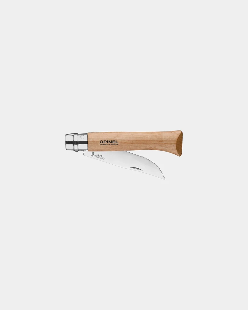 Couteau pliant dentelé acier inoxydable Opinel N°12 à personnaliser