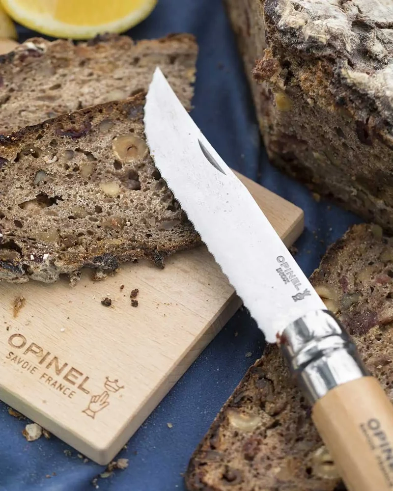 Couteau pliant dentelé acier inoxydable Opinel N°12 à personnaliser
