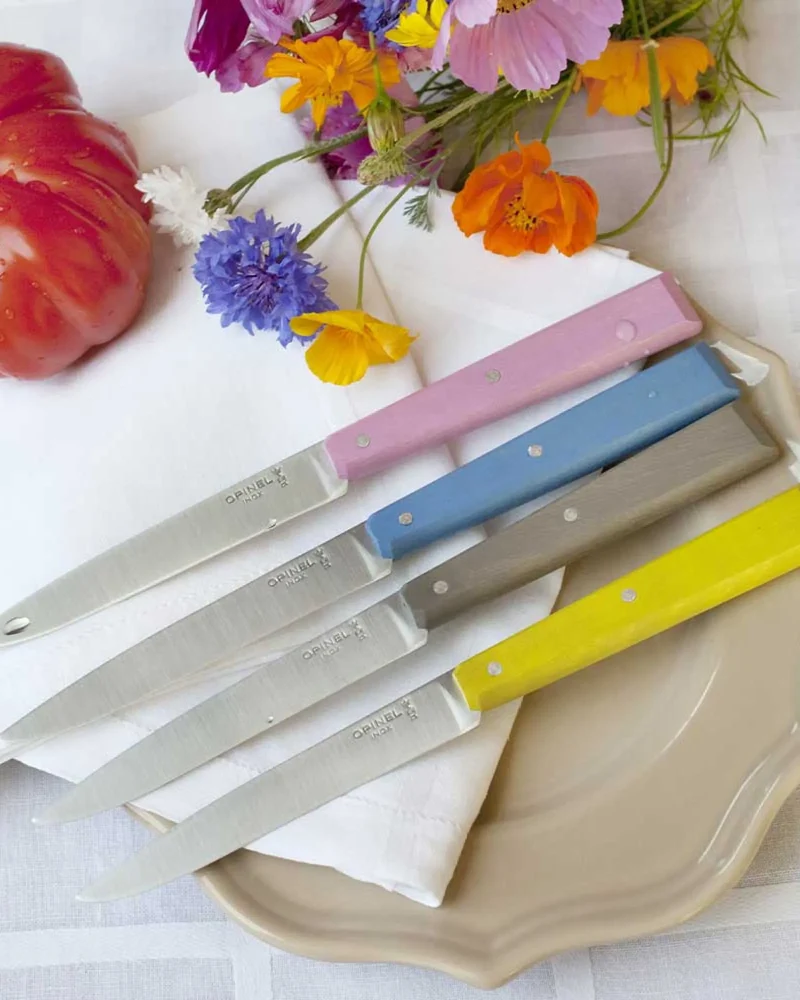Coffret de 4 couteaux de table Opinel N°125 à personnaliser