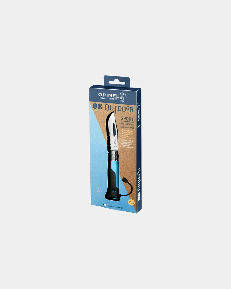 Couteau acier inoxydable Opinel N°08 Outdoor à personnaliser