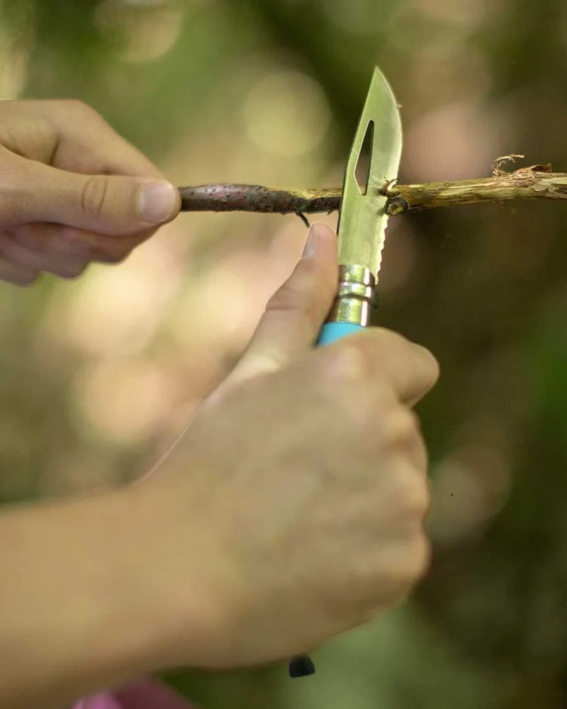Couteau acier inoxydable Opinel N°08 Outdoor à personnaliser