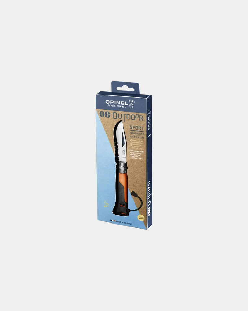 Couteau acier inoxydable Opinel N°08 Outdoor à personnaliser