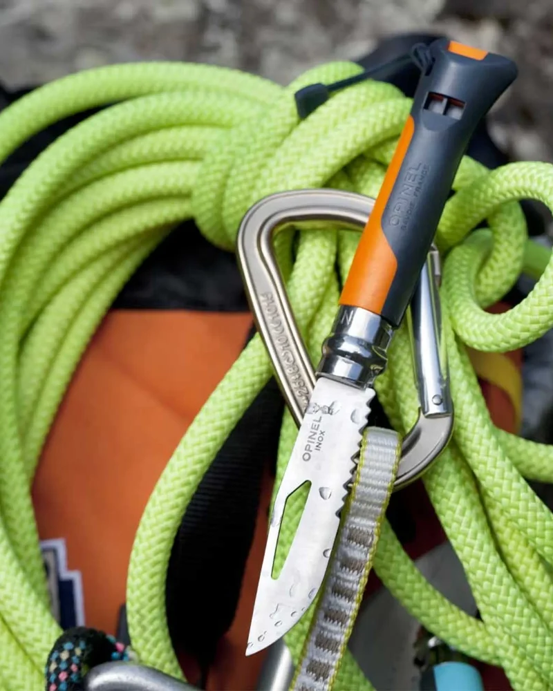Couteau acier inoxydable Opinel N°08 Outdoor à personnaliser