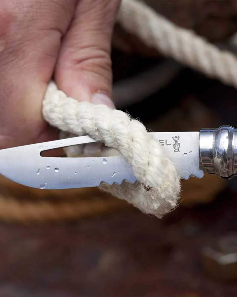 Couteau acier inoxydable Opinel N°08 Outdoor à personnaliser
