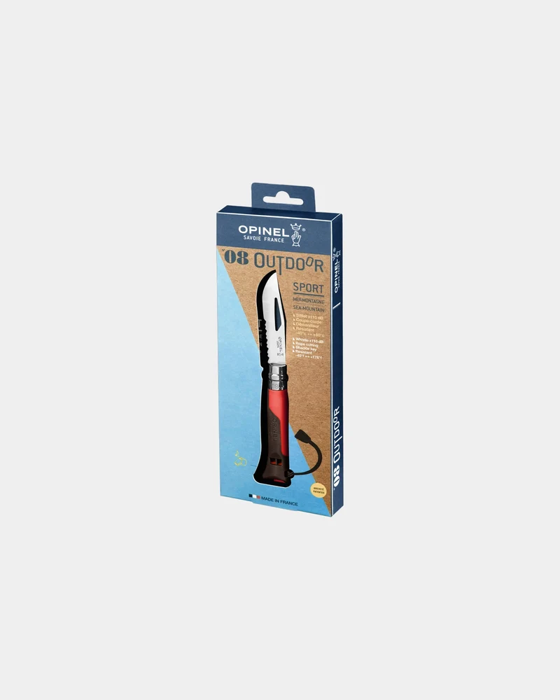 Couteau acier inoxydable Opinel N°08 Outdoor à personnaliser