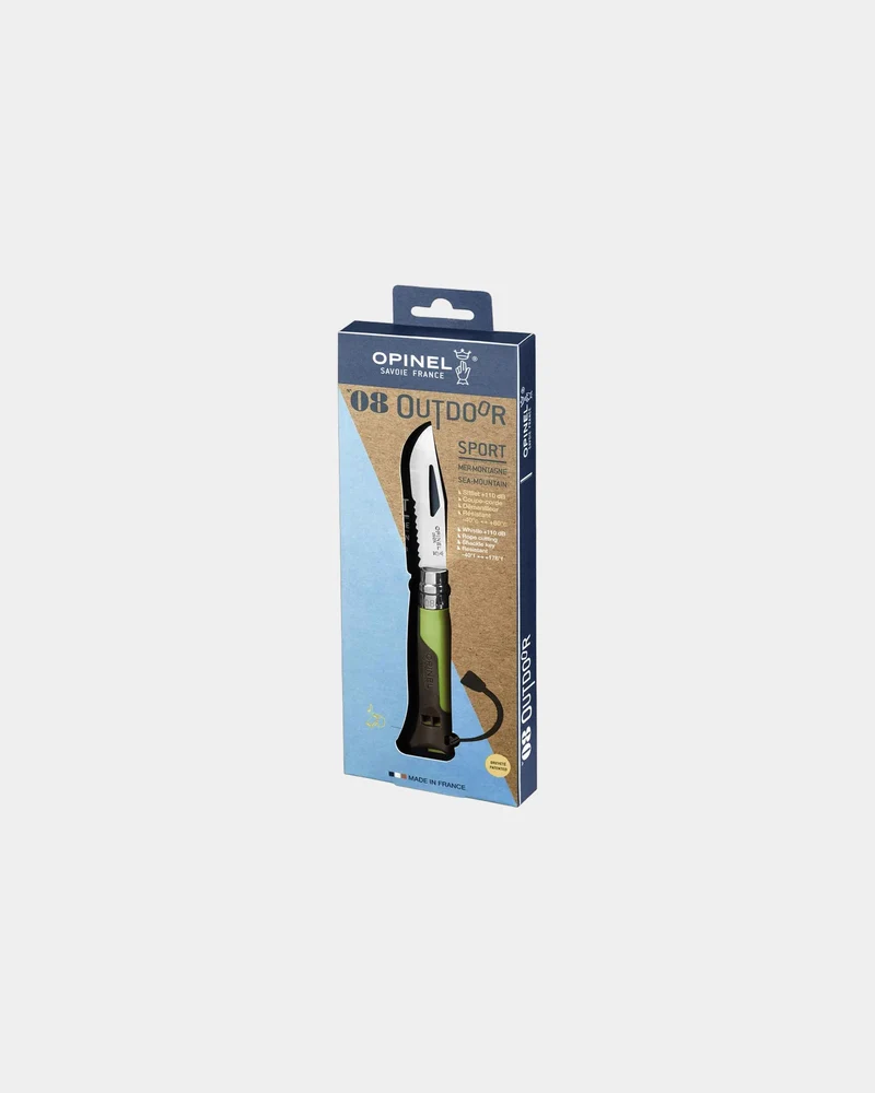 Couteau acier inoxydable Opinel N°08 Outdoor à personnaliser