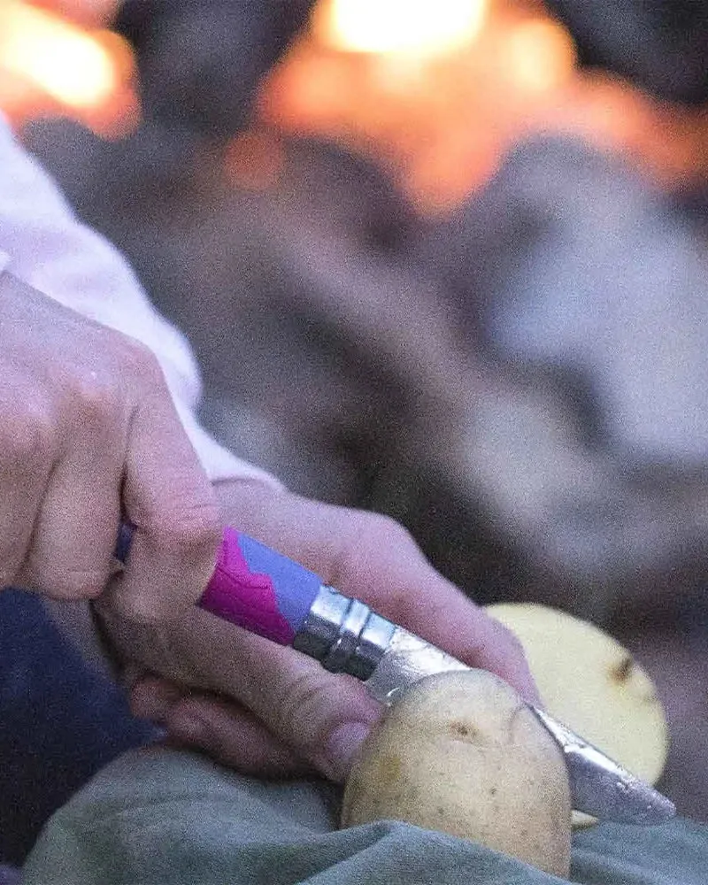 Couteau acier inoxydable Opinel N°08 Outdoor à personnaliser