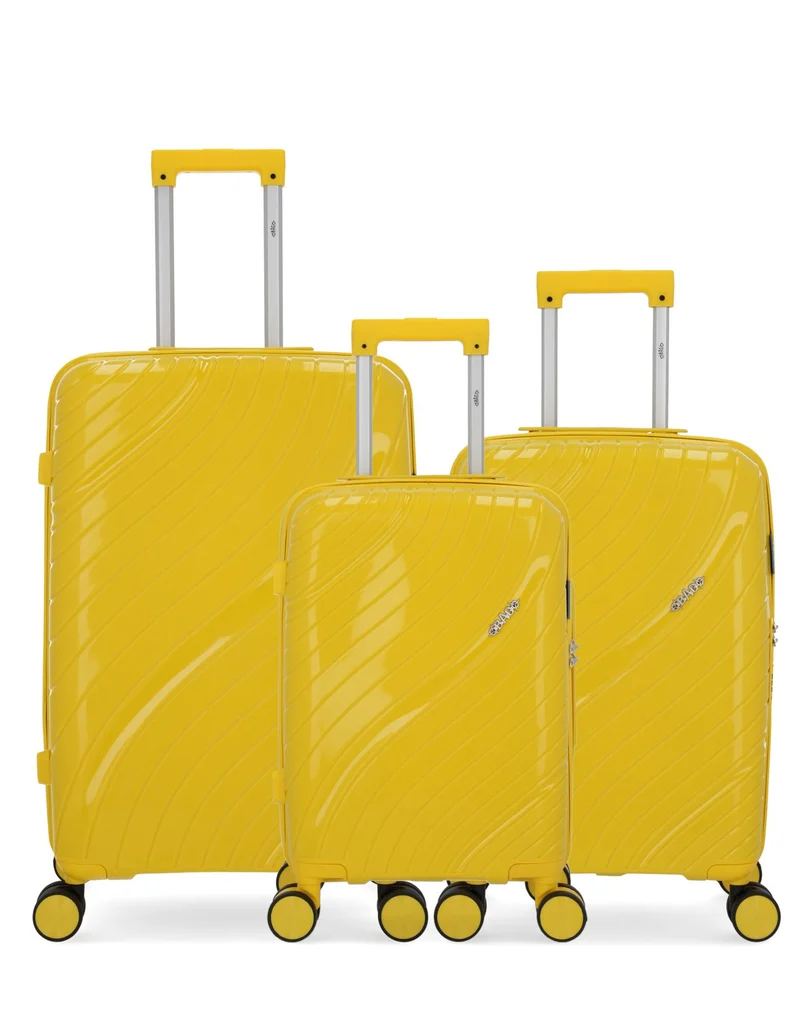 Lot de 3 Valises Rigides Taille Moyenne, Cabine et Cabine XS LYRA