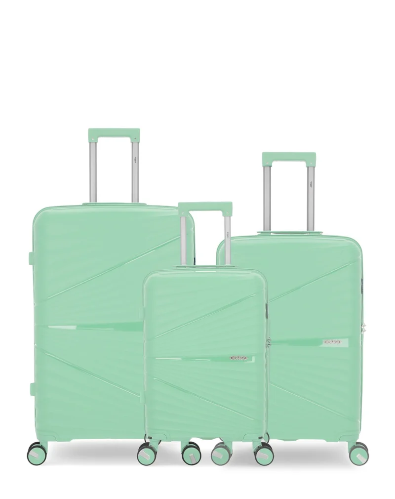 Lot de 3 Valises Rigides Grand Format, Taille Moyenne et Cabine VELA