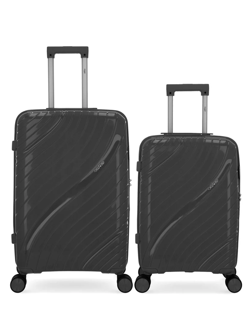 Lot de 2 Valises Rigides Taille Moyenne et Cabine LYRA