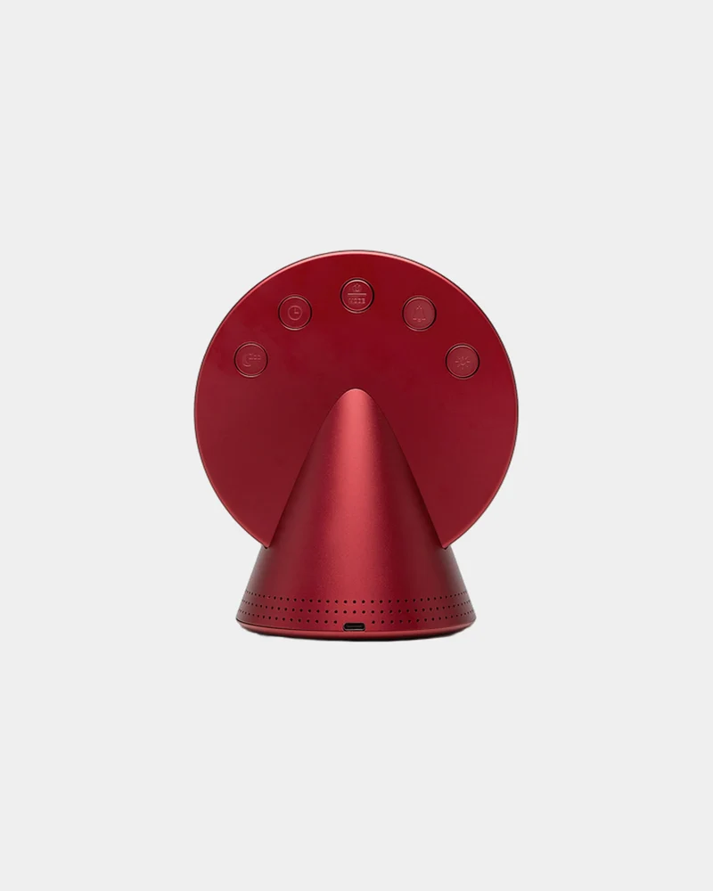 Radio-réveil Bluetooth aluminium Lexon Conic à personnaliser