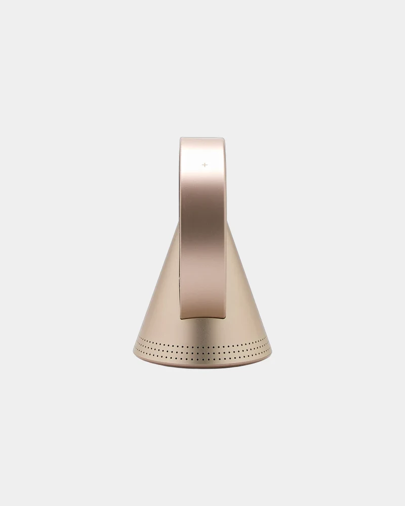 Radio-réveil Bluetooth aluminium Lexon Conic à personnaliser