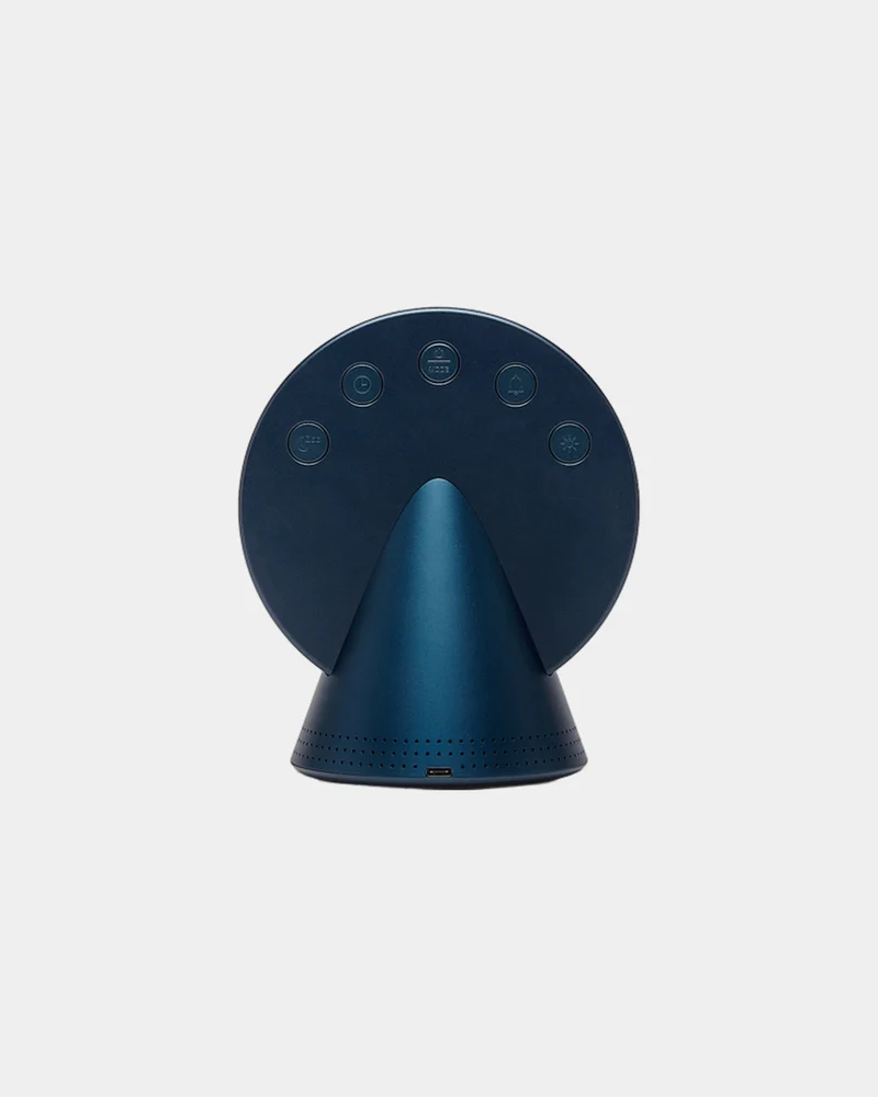 Radio-réveil Bluetooth aluminium Lexon Conic à personnaliser