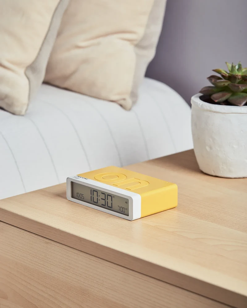 Réveil LCD réversible Lexon Flip+ MIMOSA à personnaliser