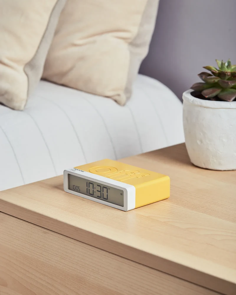Réveil LCD réversible Lexon Flip+ MIMOSA à personnaliser