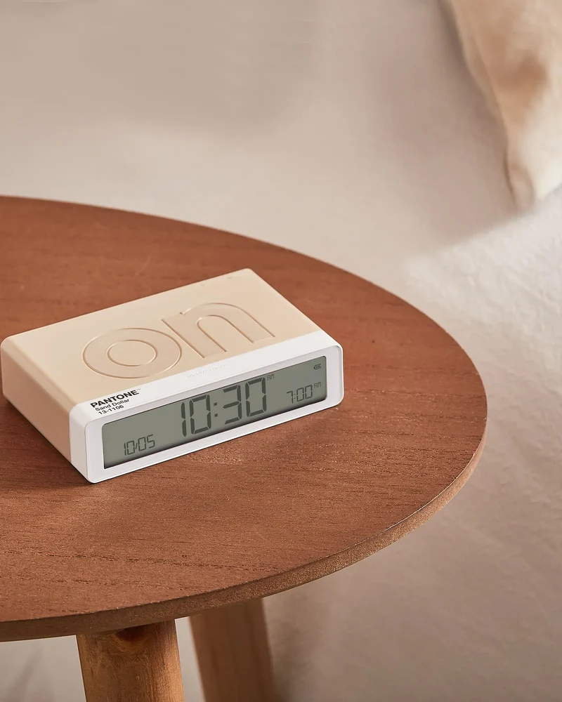 Réveil LCD réversible Lexon Flip+ MIMOSA à personnaliser
