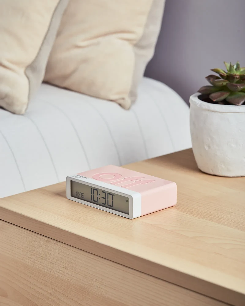 Réveil LCD réversible Lexon Flip+ MIMOSA à personnaliser