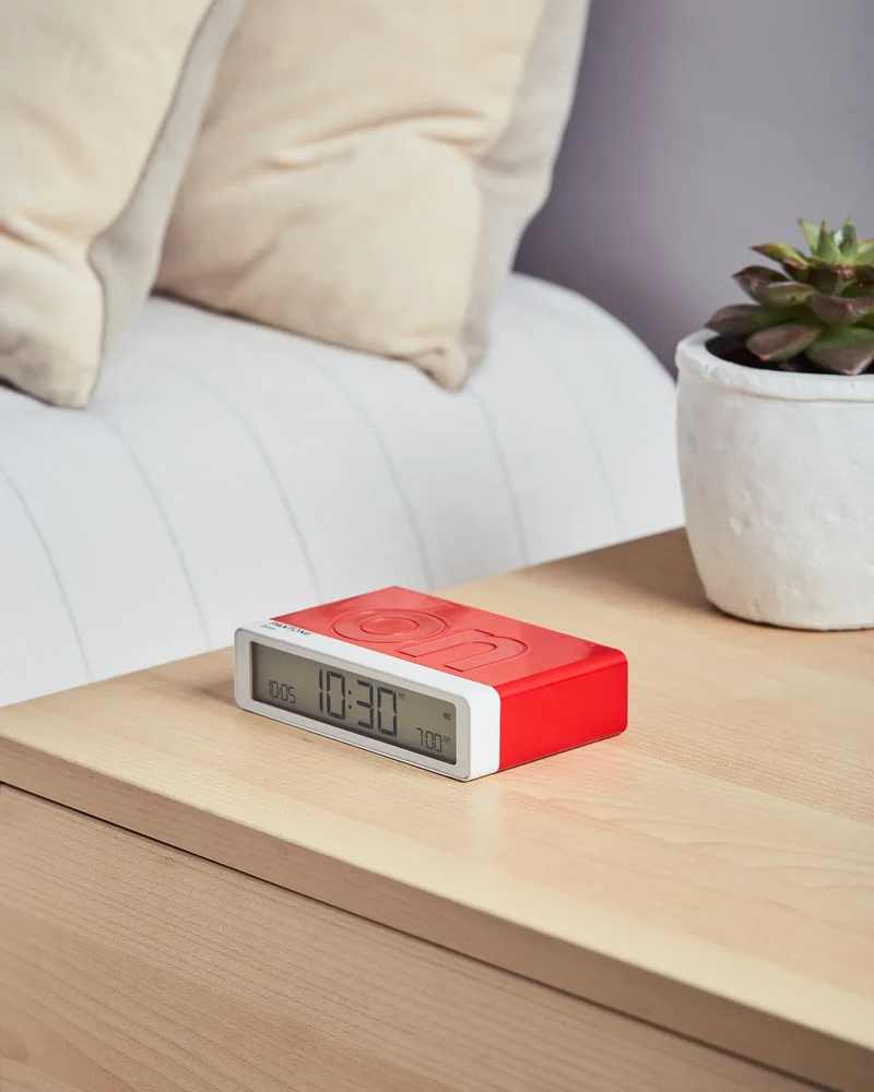 Réveil LCD réversible Lexon Flip+ MIMOSA à personnaliser
