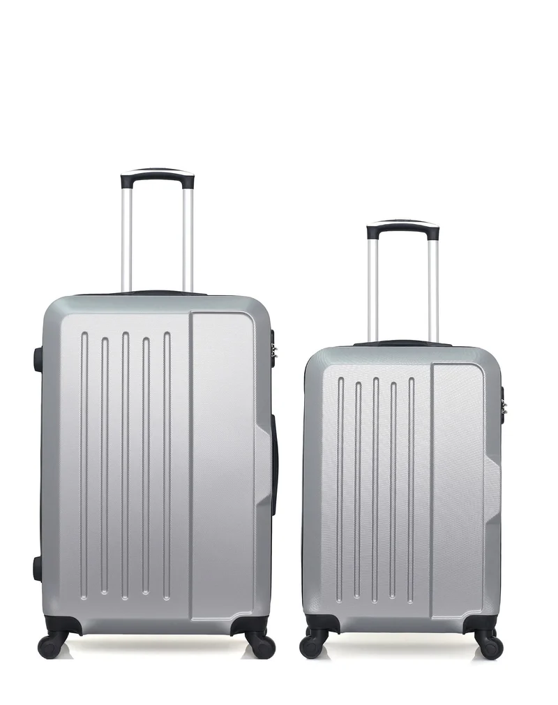 Lot de 2 Valises Rigides Grand Format et Taille Moyenne VESUVIO