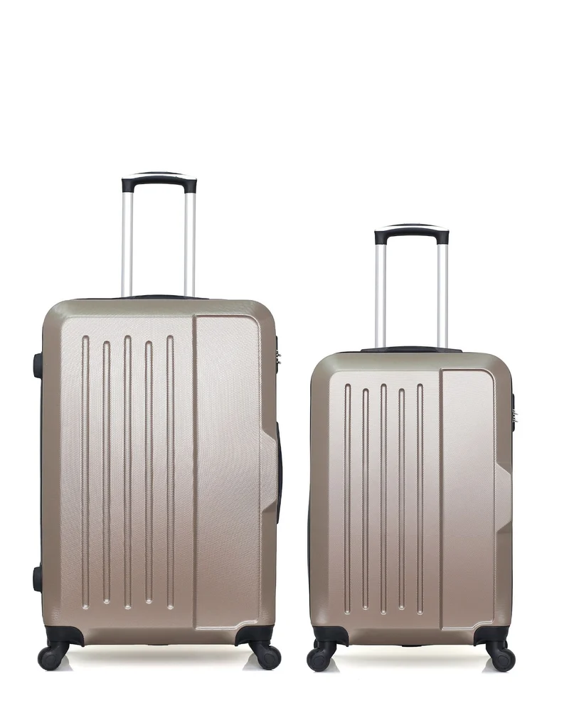 Lot de 2 Valises Rigides Grand Format et Taille Moyenne VESUVIO