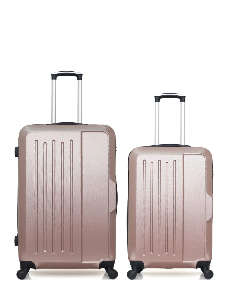 Lot de 2 Valises Rigides Grand Format et Taille Moyenne VESUVIO