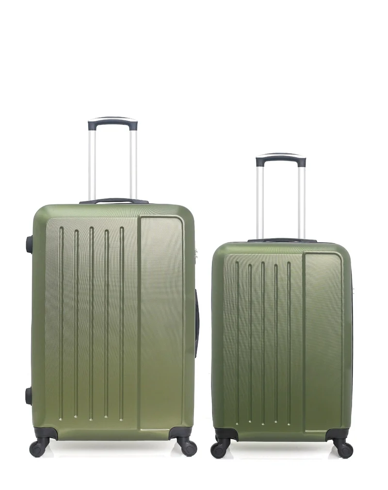 Lot de 2 Valises Rigides Grand Format et Taille Moyenne VESUVIO