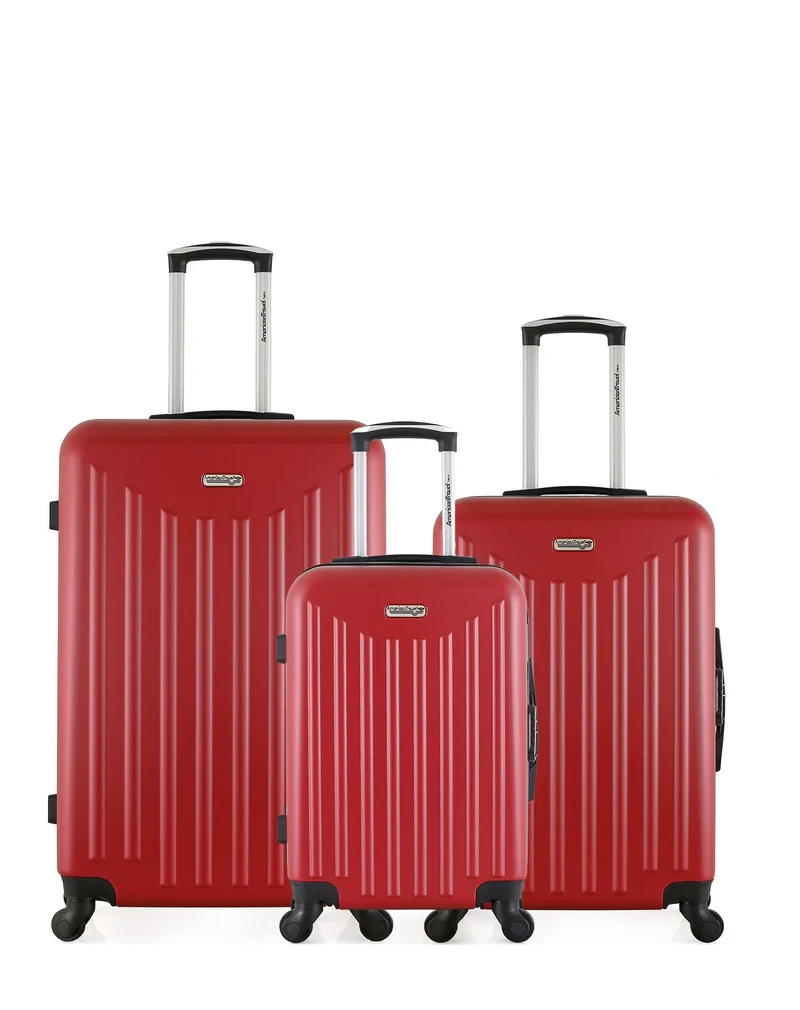 Lot de 3 Valises Rigides Grand Format, Taille Moyenne et Cabine BROOKLYN