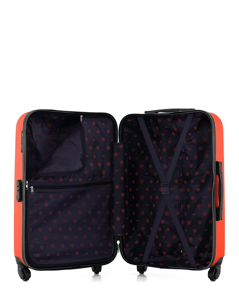 Lot de 2 Valises Rigides Taille Moyenne et Cabine AGATA
