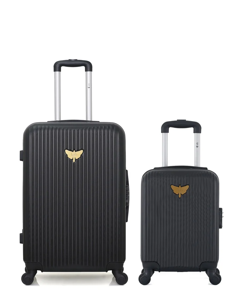 Lot de 2 Valises Rigides Taille Moyenne et Cabine XXS AGATA