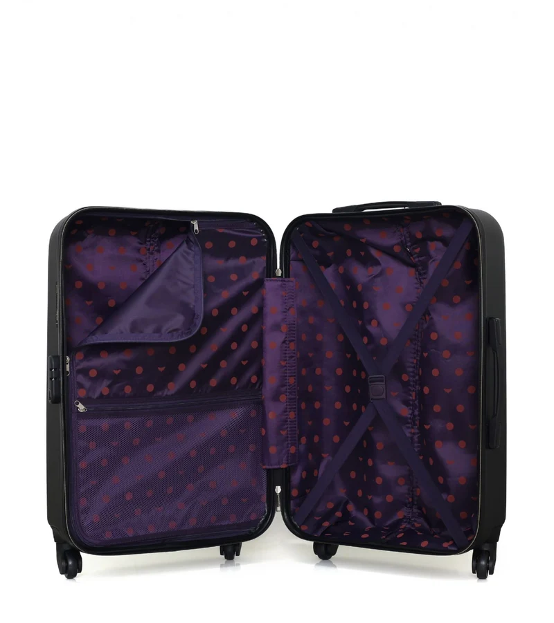 Lot de 2 Valises Rigides Taille Moyenne et Cabine XXS AGATA