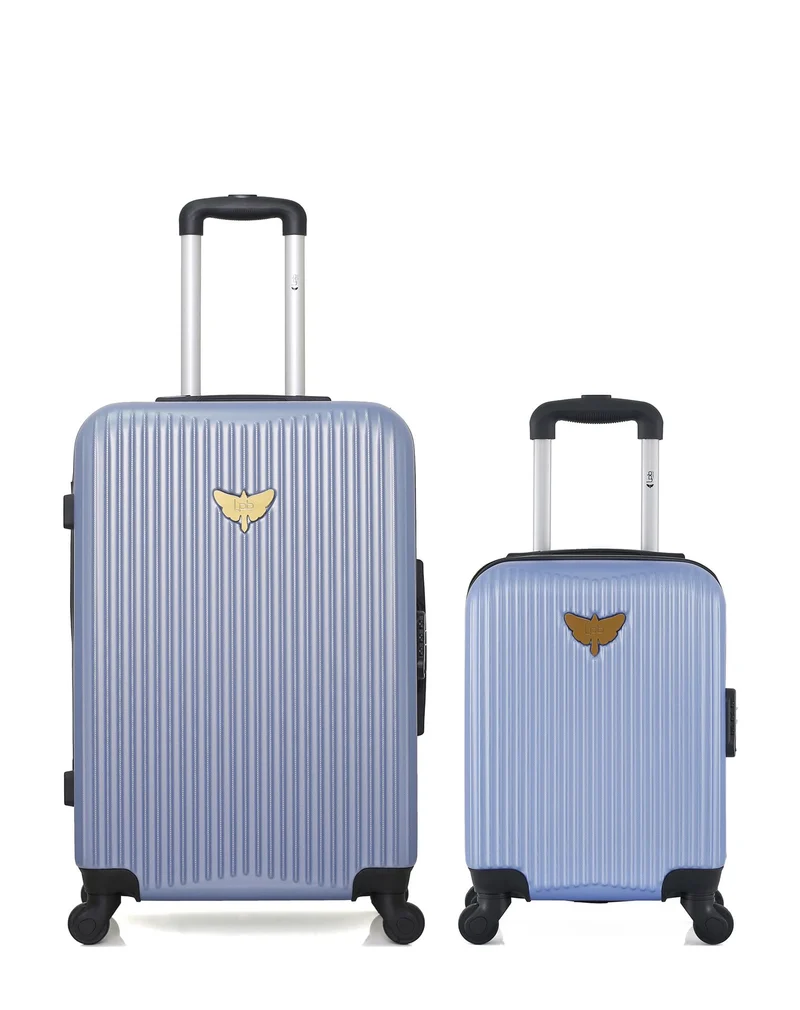 Lot de 2 Valises Rigides Taille Moyenne et Cabine XXS AGATA