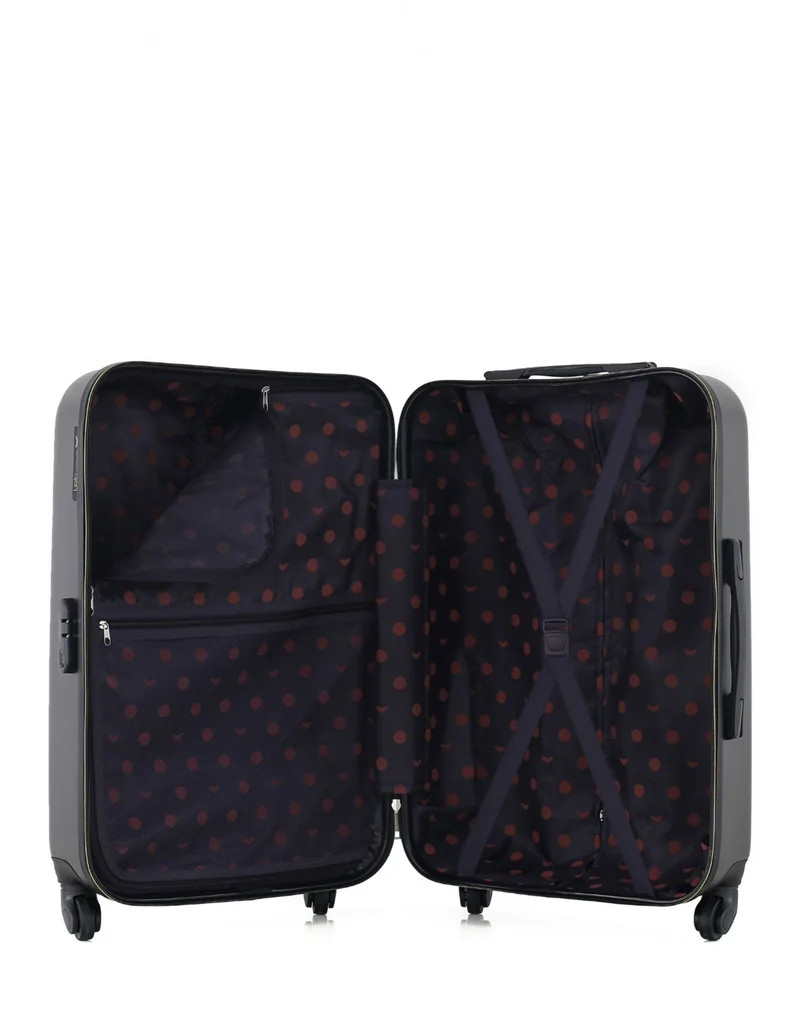 Lot de 2 Valises Rigides Taille Moyenne et Cabine XXS AGATA