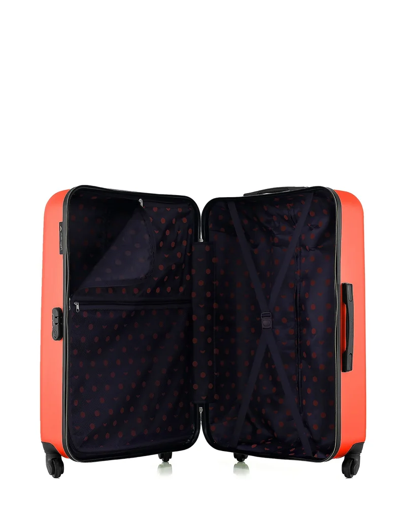 Lot de 3 Valises Rigides Grand Format, Taille Moyenne et Cabine AGATA