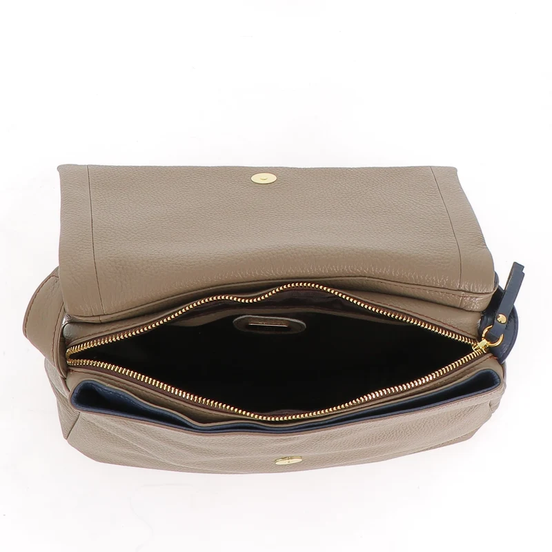 Sac Porté Épaule / Porté Croisé Louisa - Beige