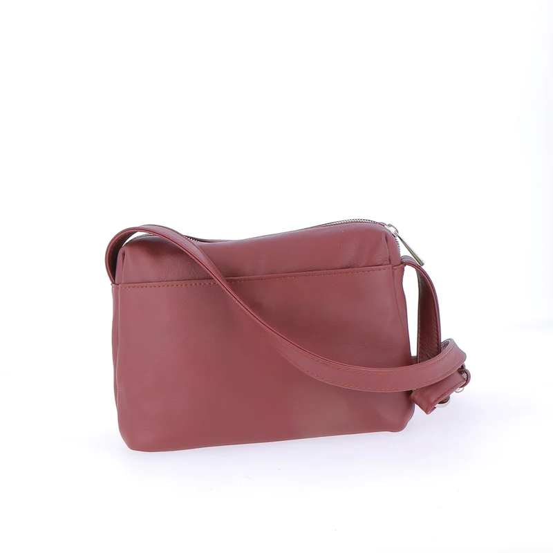 Sac Double Porté Emmanuelle - Bordeaux