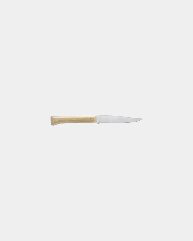 Coffret de 4 couteaux de table Facette Frêne Opinel à personnaliser