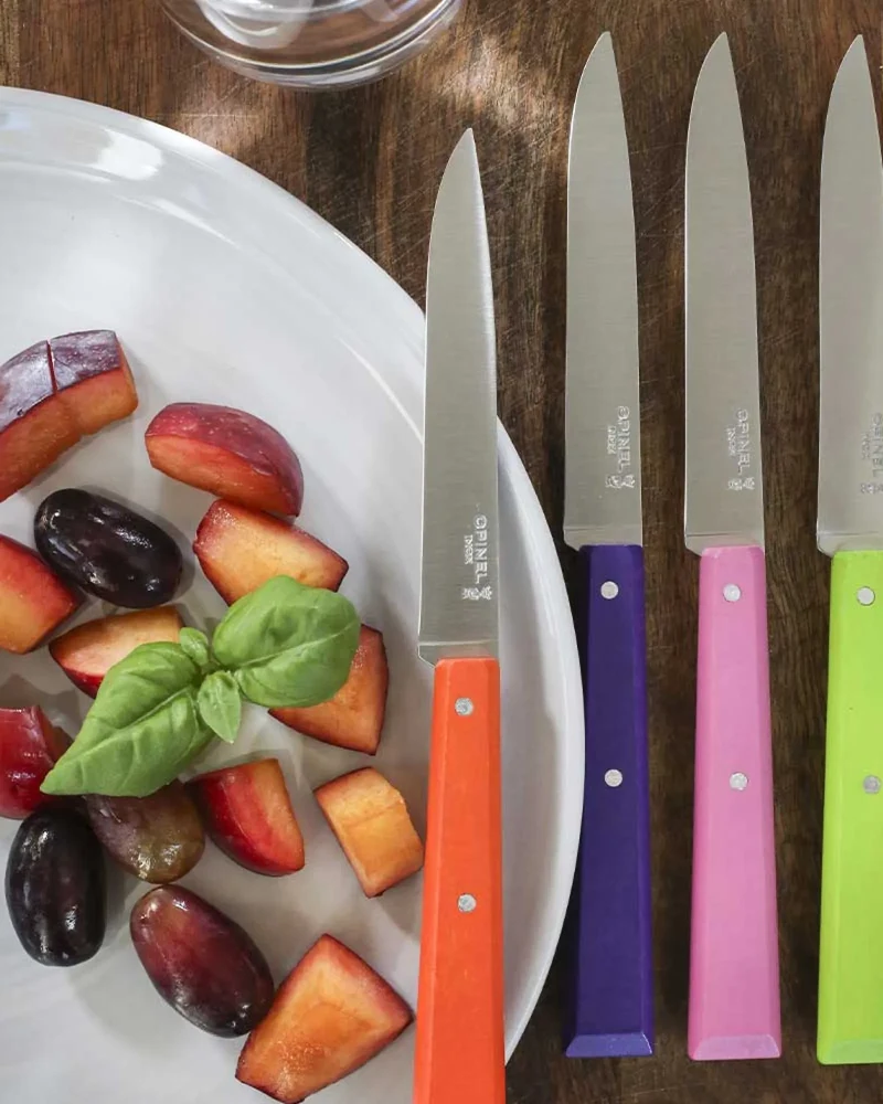 Coffret de 4 couteaux de table acier inox Opinel N°125 à personnaliser