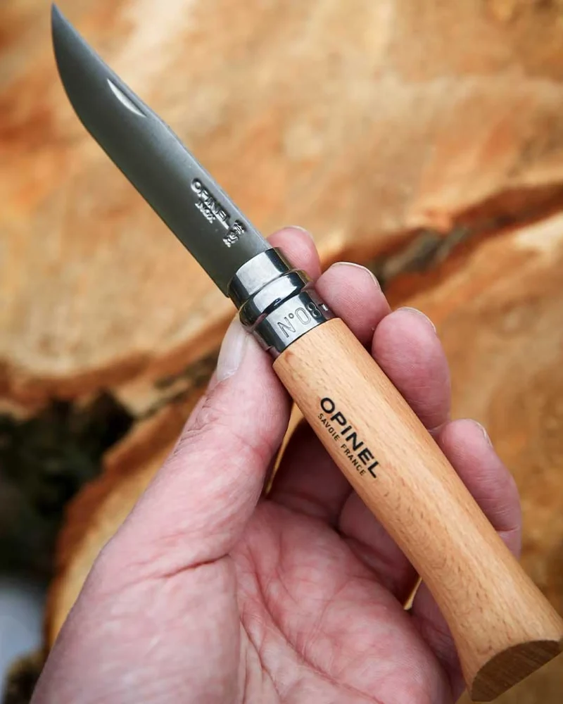 Couteau inox Opinel N°08 à personnaliser