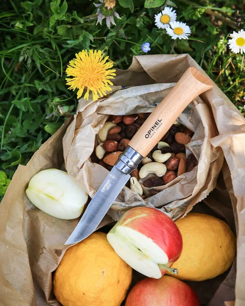 Couteau inox Opinel N°08 à personnaliser